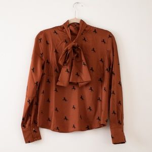 forever 21 horse blouse